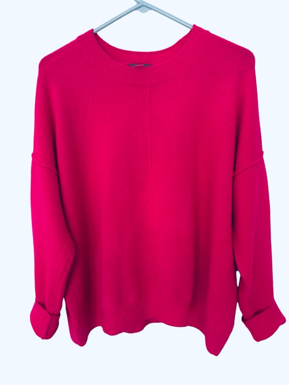 Vince Camuto Oversized drop sleeve sweater pink sz L